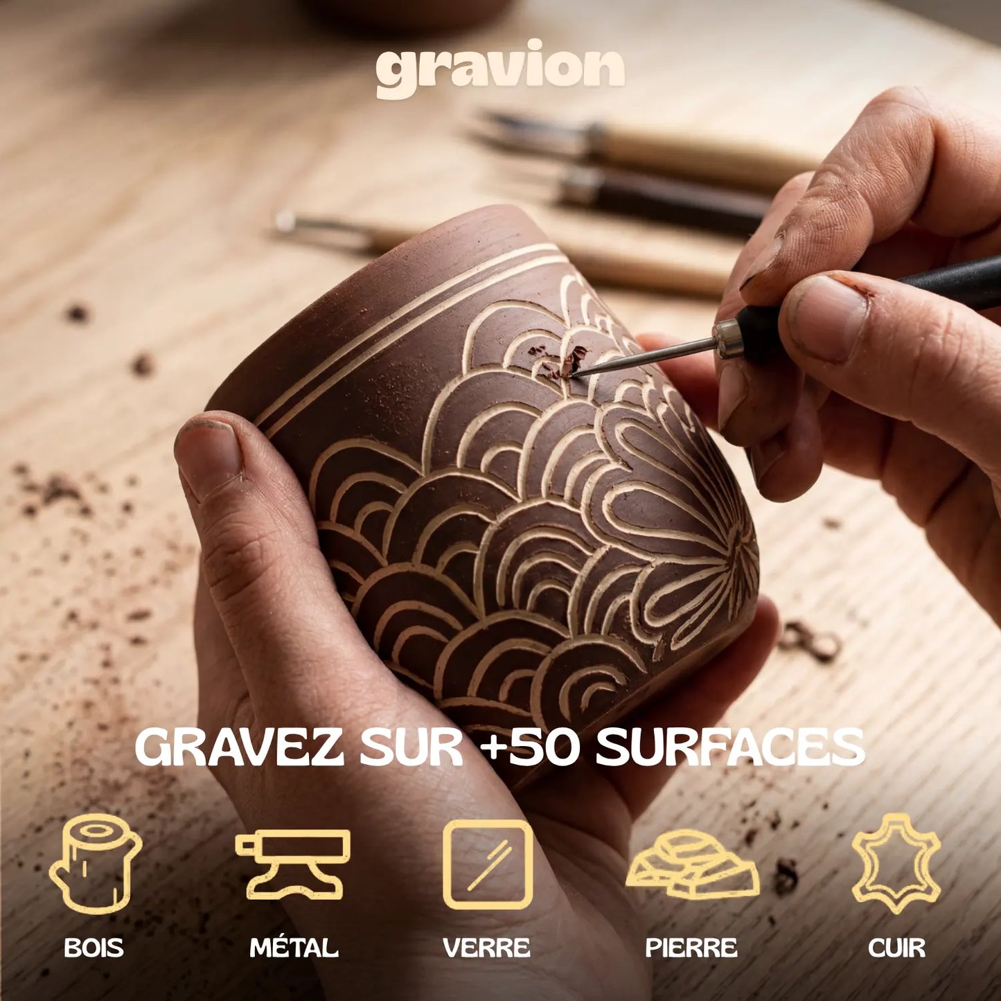 Gravion™ - Le Stylo Graveur Électrique de Précision